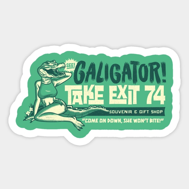 Galigator! Sticker by GiMETZCO!